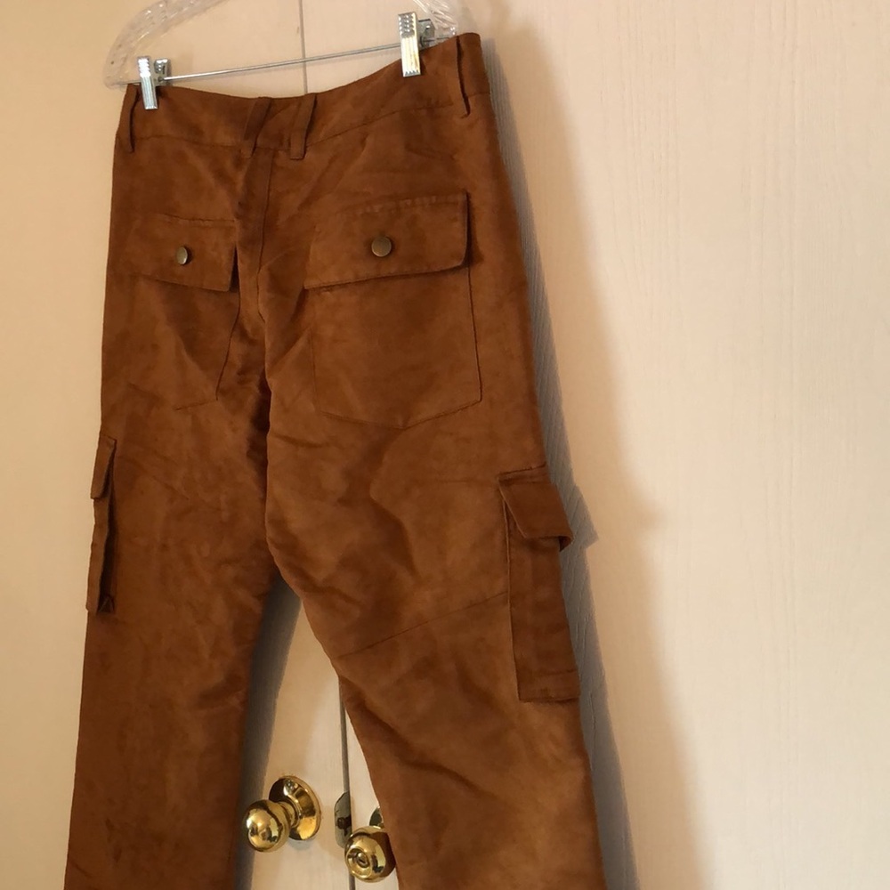 Woman’s boho Y2k fall chic News grunge pants with pockets - Picture 12 of 14